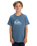 The Quiksilver Boys Boys Comp Logo T-Shirt in China Blue