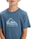 The Quiksilver Boys Boys Comp Logo T-Shirt in China Blue