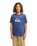 The Quiksilver Boys Boys Comp Logo T-Shirt in Vintage Indigo