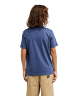 The Quiksilver Boys Boys Comp Logo T-Shirt in Vintage Indigo