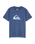 The Quiksilver Boys Boys Comp Logo T-Shirt in Vintage Indigo