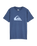 The Quiksilver Boys Boys Comp Logo T-Shirt in Vintage Indigo