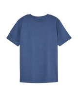 The Quiksilver Boys Boys Comp Logo T-Shirt in Vintage Indigo