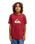 The Quiksilver Boys Boys Comp Logo T-Shirt in Burnt Russet