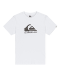 Boys Comp Logo T-Shirt in White