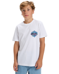 Boys EV In Flames T-Shirt in White