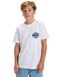 Boys EV In Flames T-Shirt in White