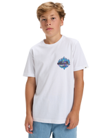 Boys EV In Flames T-Shirt in White