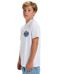 Boys EV In Flames T-Shirt in White