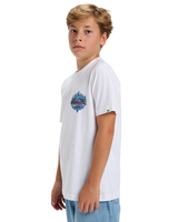 Boys EV In Flames T-Shirt in White
