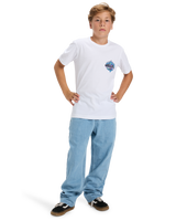 Boys EV In Flames T-Shirt in White