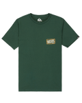 The Quiksilver Boys Boys Gotam Foam T-Shirt in Trekking Green
