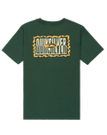 The Quiksilver Boys Boys Gotam Foam T-Shirt in Trekking Green
