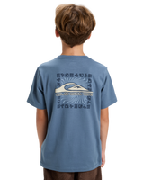 Boys EVO Border Line T-Shirt in China Blue