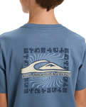 Boys EVO Border Line T-Shirt in China Blue