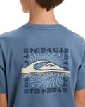 Boys EVO Border Line T-Shirt in China Blue