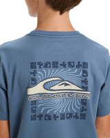 Boys EVO Border Line T-Shirt in China Blue