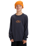 Boys EVO Rituals Long Sleeve T-Shirt in India Ink
