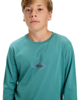 Boys EV Swell Ovation Long Sleeve T-Shirt in Deep Sea