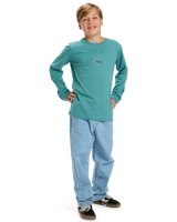 Boys EV Swell Ovation Long Sleeve T-Shirt in Deep Sea