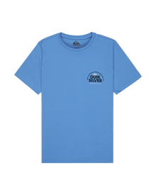 The Quiksilver Boys Boys Fundamental Ride T-Shirt in Riviera