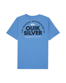The Quiksilver Boys Boys Fundamental Ride T-Shirt in Riviera