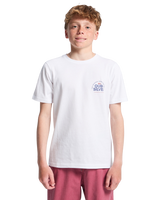 The Quiksilver Boys Boys Fundamental Ride T-Shirt in White