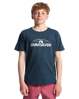 The Quiksilver Boys Boys Corpo Classic T-Shirt in Dark Navy