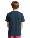 The Quiksilver Boys Boys Corpo Classic T-Shirt in Dark Navy