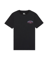 The Quiksilver Boys Boys Palm Horizon T-Shirt in Black