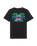 The Quiksilver Boys Boys Palm Horizon T-Shirt in Black