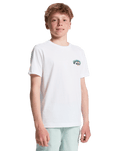Boys Palm Horizon T-Shirt in White