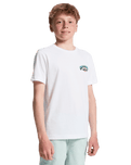 Boys Palm Horizon T-Shirt in White