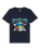 Boys Sound On T-Shirt in Dark Navy