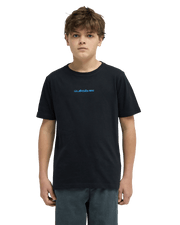 The Quiksilver Boys Boys Fractured Waves T-Shirt in Black