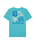 The Quiksilver Boys Boys Urban Nomad 1 T-Shirt in Aqua