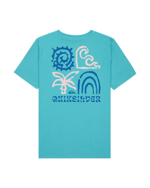 The Quiksilver Boys Boys Urban Nomad 1 T-Shirt in Aqua