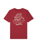 The Quiksilver Boys Boys Cosmic T-Shirt in Burnt Russet