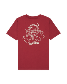 The Quiksilver Boys Boys Cosmic T-Shirt in Burnt Russet