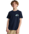The Quiksilver Boys Boys Skeleton Ride T-Shirt in Dark Navy