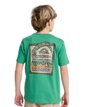 The Quiksilver Boys Boys Heritage T-Shirt in Leprechaun
