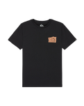 The Quiksilver Boys Boys Heritage T-Shirt in Black