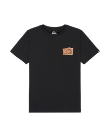 The Quiksilver Boys Boys Heritage T-Shirt in Black