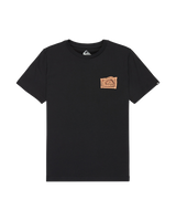 The Quiksilver Boys Boys Heritage T-Shirt in Black