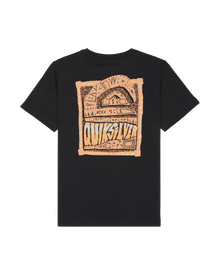 The Quiksilver Boys Boys Heritage T-Shirt in Black
