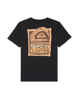 The Quiksilver Boys Boys Heritage T-Shirt in Black