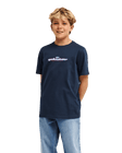 The Quiksilver Boys Boys Slacker T-Shirt in Dark Navy
