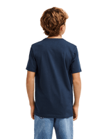 The Quiksilver Boys Boys Slacker T-Shirt in Dark Navy
