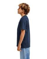 The Quiksilver Boys Boys Slacker T-Shirt in Dark Navy