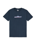 The Quiksilver Boys Boys Slacker T-Shirt in Dark Navy